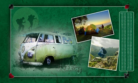 Exemple de tapis de jeux personnalis&eacute; avec diff&eacute;rentes photos